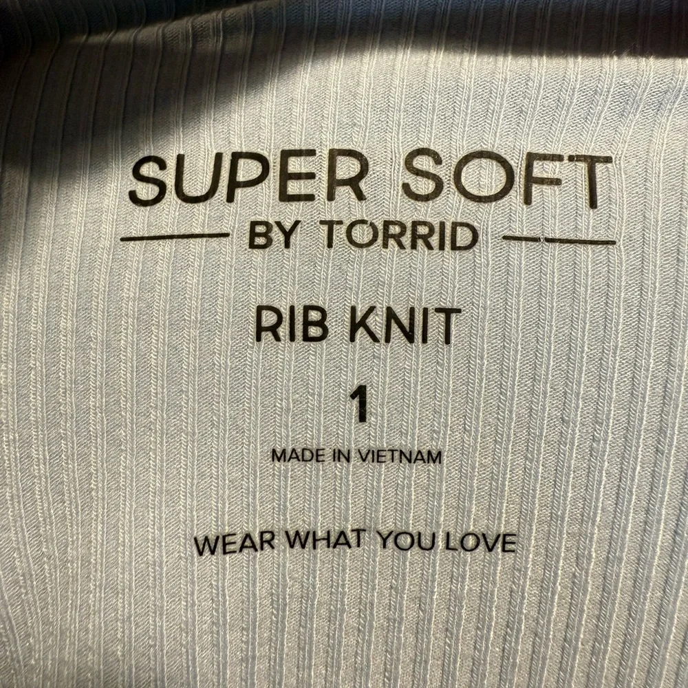 Torrid Super Soft Rib Knit Top - Picture 4 of 4